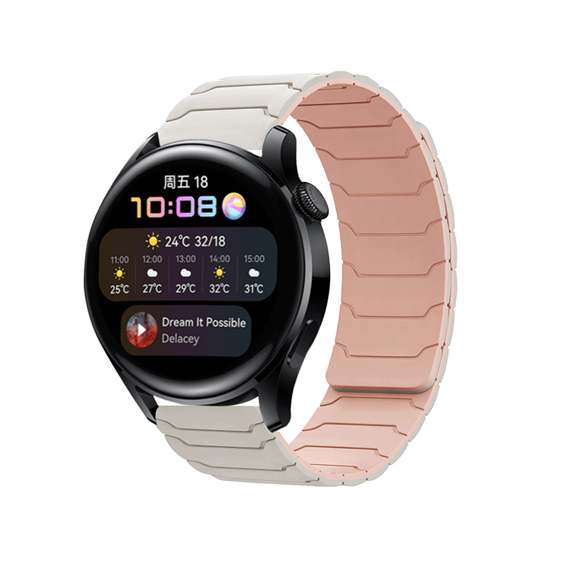 Silicone Magnetic Watch Strap 18.20.22 Armor Hero Silicone Magnetic Suction (Sixth Generation)