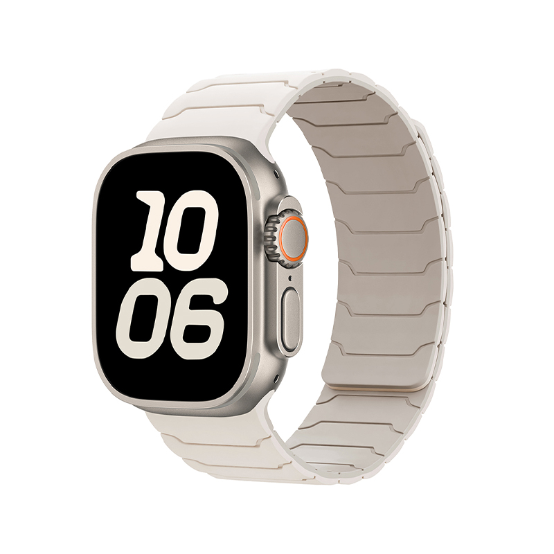 Silicone Magnetic Watch Strap iWatch. Armor Hero Silicone Magnetic Suction (Sixth Generation)